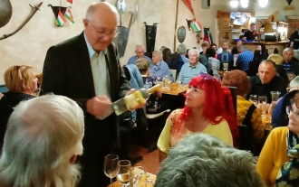 Wino i kolacja w Kőszeg